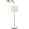 Prenosna namizna svetilka FAROL MINI, 19,5 cm, LED, bela, aluminij, Blomus