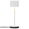 Prenosna namizna svetilka FAROL MINI, 19,5 cm, LED, bela, aluminij, Blomus