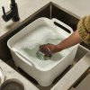 Pomivalna postaja WASH&DRAIN 851648, krem, plastika, Joseph Joseph