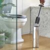 Ščetka za stranišče FLEX 360 LUXE 70583, 44 cm, srebrna, iz nerjavečega jekla, Joseph Joseph