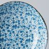 Skodelica za kosmiče BLUE DAISY, 20 cm, modra, keramika, MIJ