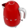 Električni kotliček KLF03RDEU, 1,7 l, rdeča, Smeg