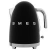 Električni kotliček KLF03BLMEU, 1,7 l, mat črna, Smeg
