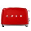 Toaster TSF01RDEU, 2 rezini, rdeča, Smeg
