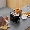 Toaster TSF01BLEU, 2 rezini, črna, Smeg