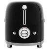 Toaster TSF01BLEU, 2 rezini, črna, Smeg