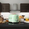 Toaster TSF01PGEU, 2 rezini, pastelno zelena, Smeg