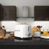 Toaster TSF01WHEU, 2 rezini, bela, Smeg