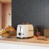 Toaster TSF01WHEU, 2 rezini, bela, Smeg