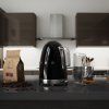 Kotliček z regulacijo temperature KLF04BLEU, 1,7 l, črna, Smeg