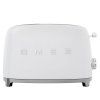 Toaster TSF01WHMEU, 2 rezini, mat bela, Smeg