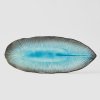 Ovalni krožnik Sky Blue Ridge, 32,5 x 13,5 cm, MIJ