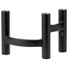 Svečnik za namizne sveče ORA, 20 cm, črna, iz nerjavečega jekla, Stelton