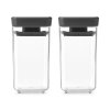 Posoda za shranjevanje hrane TASTY PLUS, 150 ml, set 2 kosov, temno siva, Brabantia