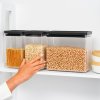 Posoda za shranjevanje hrane TASTY PLUS, set 3 kosov, visoke, tmavo siva, Brabantia