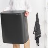 Koš na dotik BO TOUCH BIN, 2x 30 l, močna siva, jeklo, Brabantia