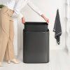 Koš na dotik BO TOUCH BIN, 60 l, močna siva, jeklo, Brabantia