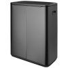Koš na dotik BO TOUCH BIN, 60 l, močna siva, jeklo, Brabantia