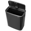 Koš na dotik BO TOUCH BIN, 60 l, močna siva, jeklo, Brabantia
