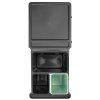 Vgradni koš za smeti SORT & GO 2x 10 l + 1x 20 l, temno siva / žad zelena, plast, Brabantia