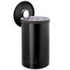 Koš za perilo, 60 l, mat črna, jeklo, Brabantia