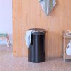 Koš za perilo, 60 l, mat črna, jeklo, Brabantia