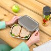 Škatla za kosilo MAKE & TAKE, 1,1 l, srebrna, nerjaveče jeklo, Brabantia