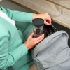 Potovalni lonček MAKE & TAKE, 360 ml, temno siva, plastika, Brabantia
