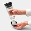 Potovalni lonček MAKE & TAKE, 360 ml, temno siva, plastika, Brabantia