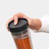 Potovalni lonček MAKE & TAKE, 360 ml, temno siva, plastika, Brabantia