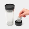 Potovalni lonček MAKE & TAKE, 360 ml, temno siva, plastika, Brabantia