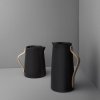 Vakuumski vrč EMMA, 1,2 l, za kavo, mehko črna, nerjaveče jeklo, Stelton