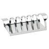 Stojalo za toast ARNE JACOBSEN, 16 cm, srebrna, nerjaveče jeklo, Stelton