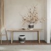 Vaza STOCKHOLM LIGNUM, 21 cm, bela, aluminij, Stelton