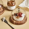Servirni krožnik FROMAGE, 13 cm, rjava, les, Nicolas Vahé