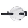 Tlačni lonec VITAQUICK, 3,5 l + 6,5 l + stekleni pokrov, set 3 kosov, Fissler