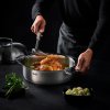 Saucier žlica ORIGINAL PROFI, 29 cm, srebrna, nerjaveče jeklo, Fissler