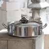 Casserole kozica OPUS PRIMA 30 cm, 6,5 l, dekor z zelenjavo, inox, Ruffoni