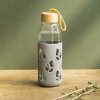 Steklenica za vodo PKV-002, 550 ml, siva, steklo, Pebbly