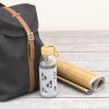 Steklenica za vodo PKV-002, 550 ml, siva, steklo, Pebbly
