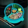 Škatla za kosilo POKE BOWL, 1,06 l, modra, umetna masa, Yumbox