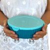 Škatla za kosilo POKE BOWL, 1,06 l, modra, umetna masa, Yumbox