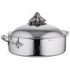 Casserole kozica OPUS PRIMA 30 cm, 6,5 l, dekor s pticami, inox, Ruffoni