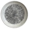 Jedilni krožnik KIZAMI, 22 cm, siva, keramika, MIJ