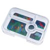 Škatla za kosilo TAPAS XL 5, 1 l, roza / jungle, umetna masa, Yumbox