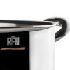 Casserole kozica CON CUORE, 24 cm, srebrna, baker, Ruffoni