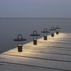 Prenosna namizna svetilka PIER, 25 cm, LED, črna, Stelton