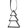 Božična dekoracija FIGURA, 5,5 cm, božično drevo, mehka črna, nerjaveče jeklo, Stelton