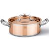 Pokrov za lonec CON CLASSE, 18 cm, baker, Ruffoni