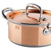 Pokrov za lonec CON CLASSE, 16 cm, baker, Ruffoni